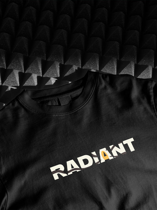 model wearing Radiant 240 GSM Best Oversized T-shirt - Pudinaa