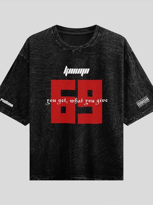 69 Acid Wash T-Shirt