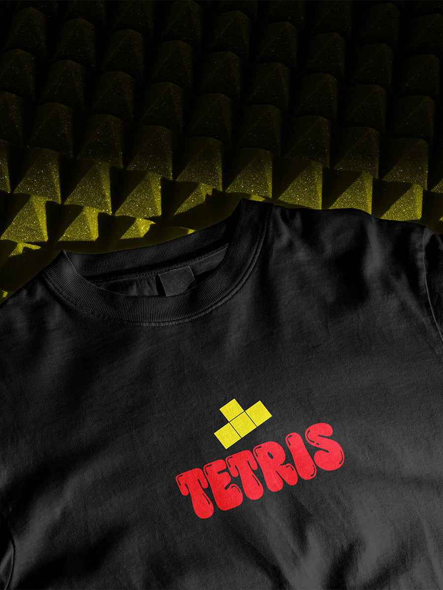 Tetris 240 GSM Best Oversized T-shirt - Pudinaa