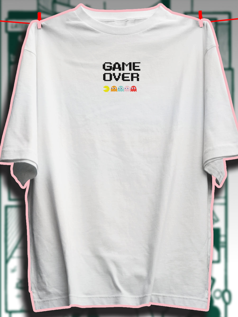 Pacman 240 GSM Best Oversized T-shirt - Pudinaa