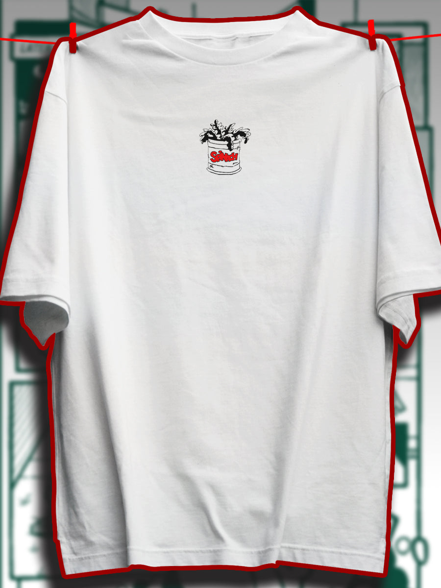 Popeye 240 GSM Best Oversized T-shirt - Pudinaa