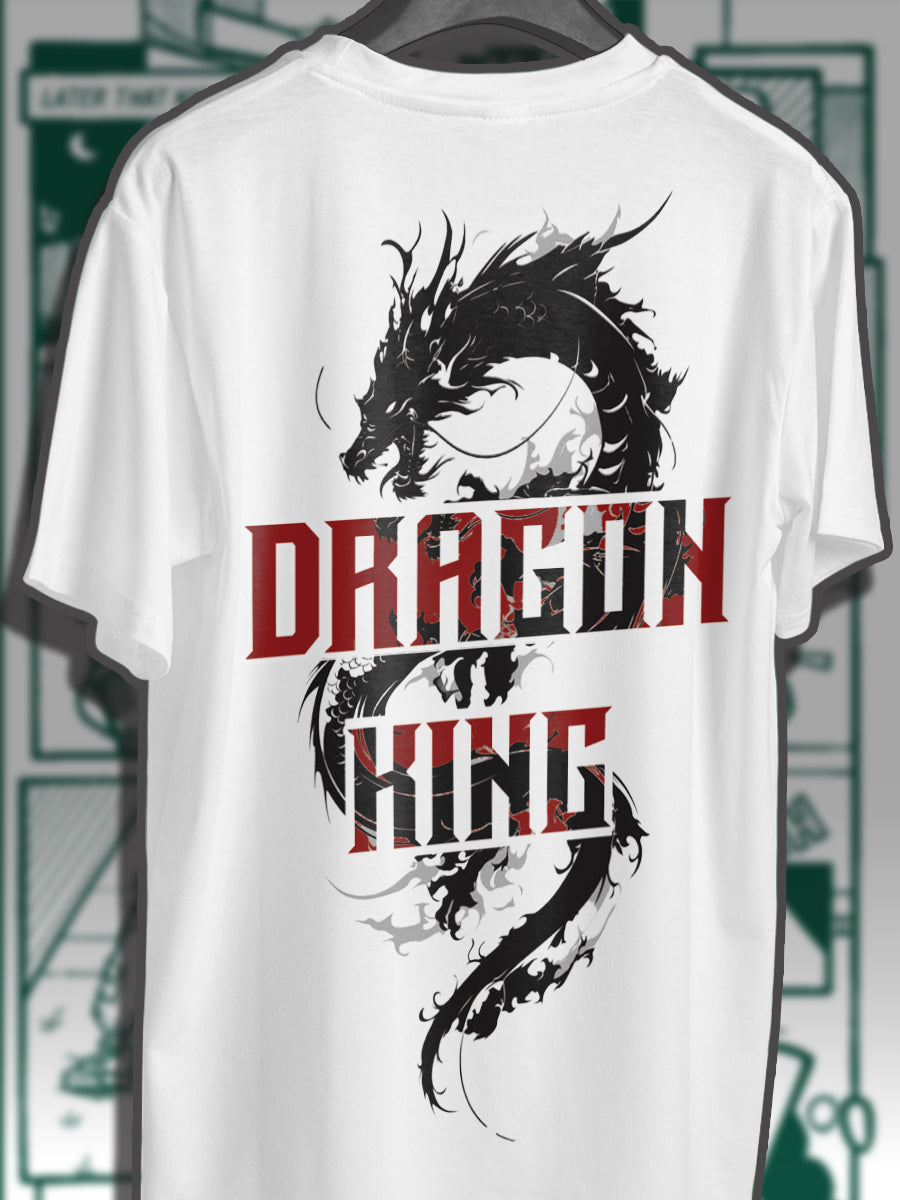Dragon 240 GSM Best Oversized T-shirt - Pudinaa